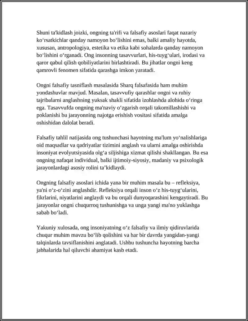 Ong haqida tushuncha va uning hossalari 4