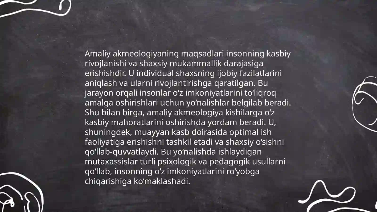 Amaliy akmeologiyaning predmet va vazifalari 4