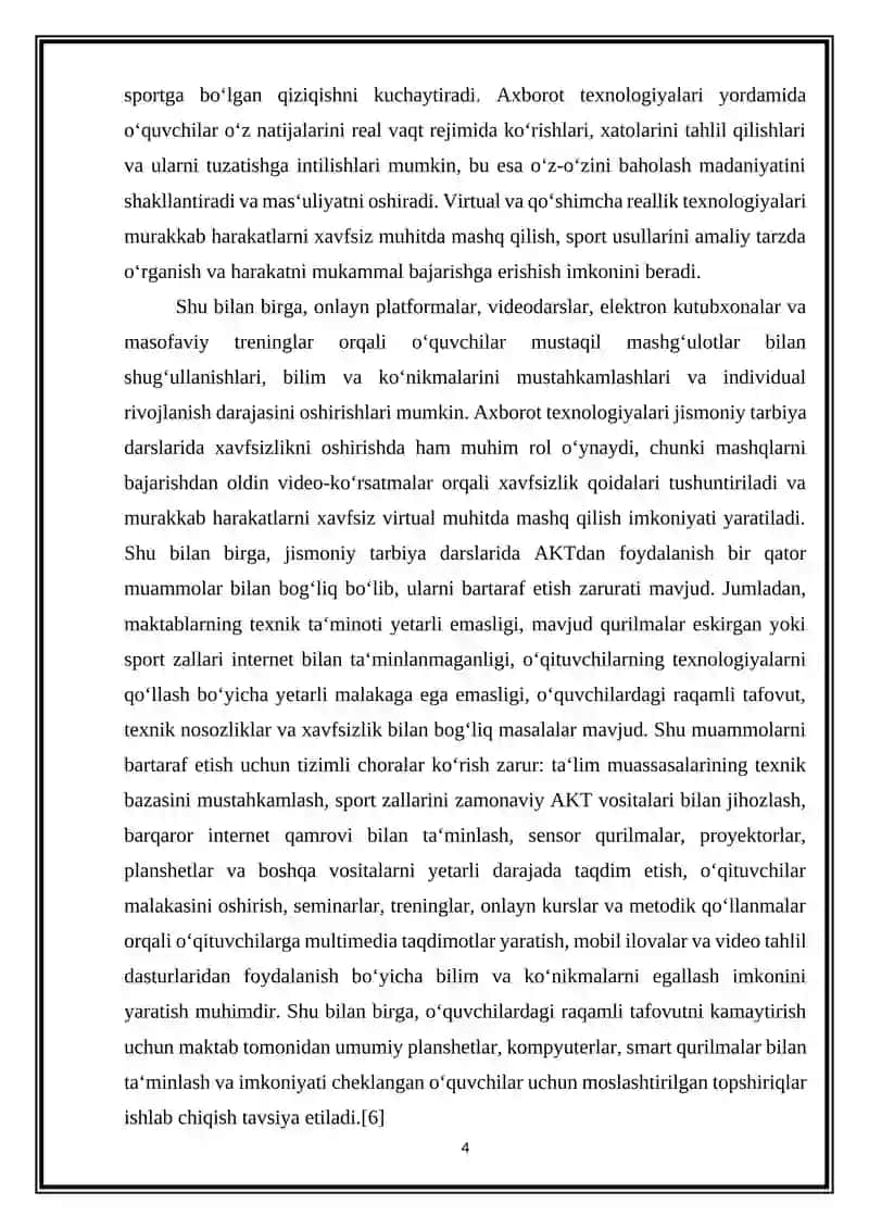 Jismoniy tarbiya darslarida axborot texnologiyalaridan foydalanish 4