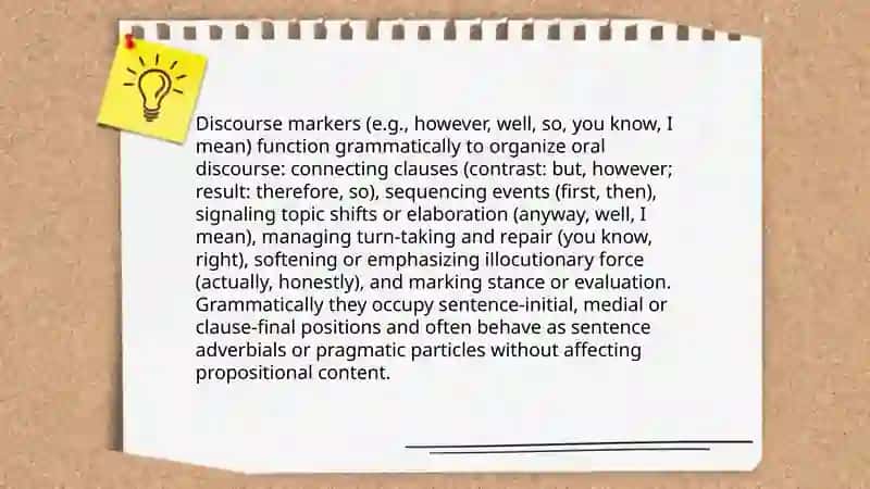 Sentence structure and fragmentation in spoken English 4