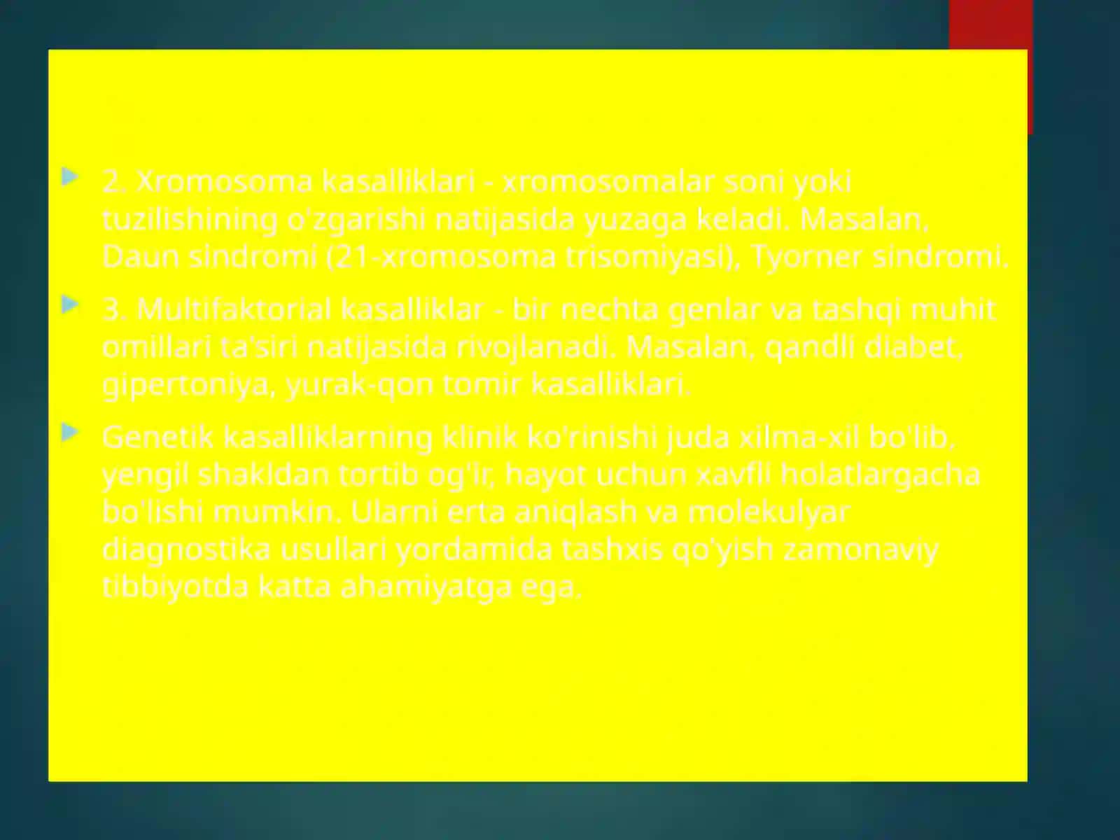 Genetik xastaliklarni molekulyar diagnostikasoslar 4