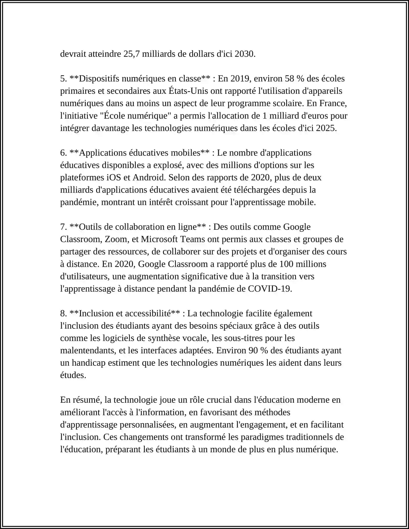 VOUS APPRENEZ UN PROJET DANS L'EDUCATION, VOUS LE DECRIVEZ ET VOUS DONNEZ VOTRE AVIS SUR CE SUJET! 4