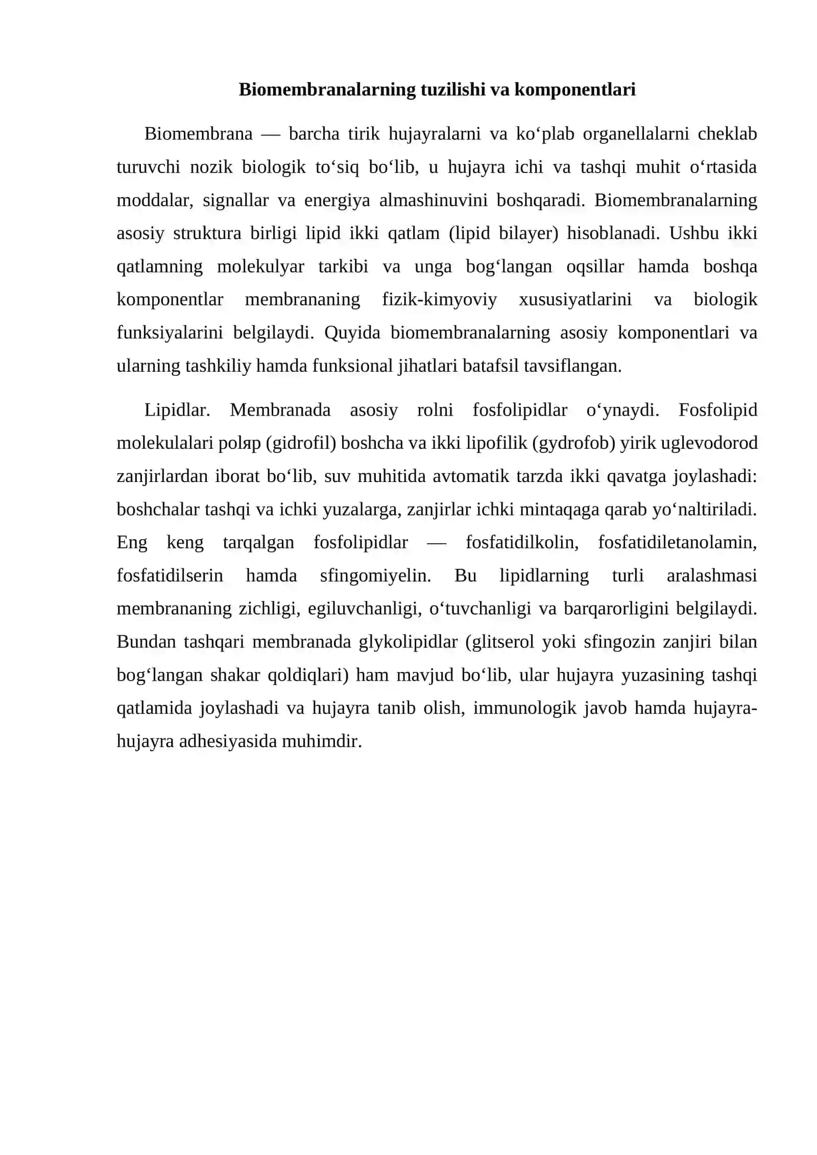 Biomembranalar 4