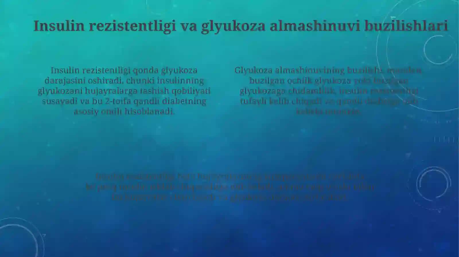 Metabolik sindrom kelib chiqishining biokimyoviy asoslari va asoratlari 4