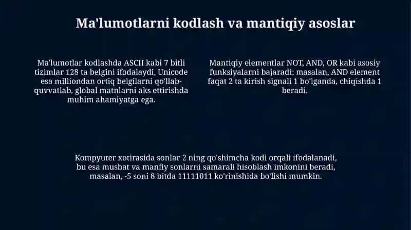 Shaxsiy kompyuterning arxitekturasi va asosiy komponentlari 4
