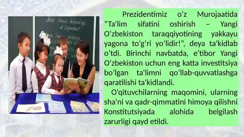 NAJOT – TA’LIMDA, NAJOT – TARBIYADA,NAJOT – BILIMDA”G‘OYASI 4