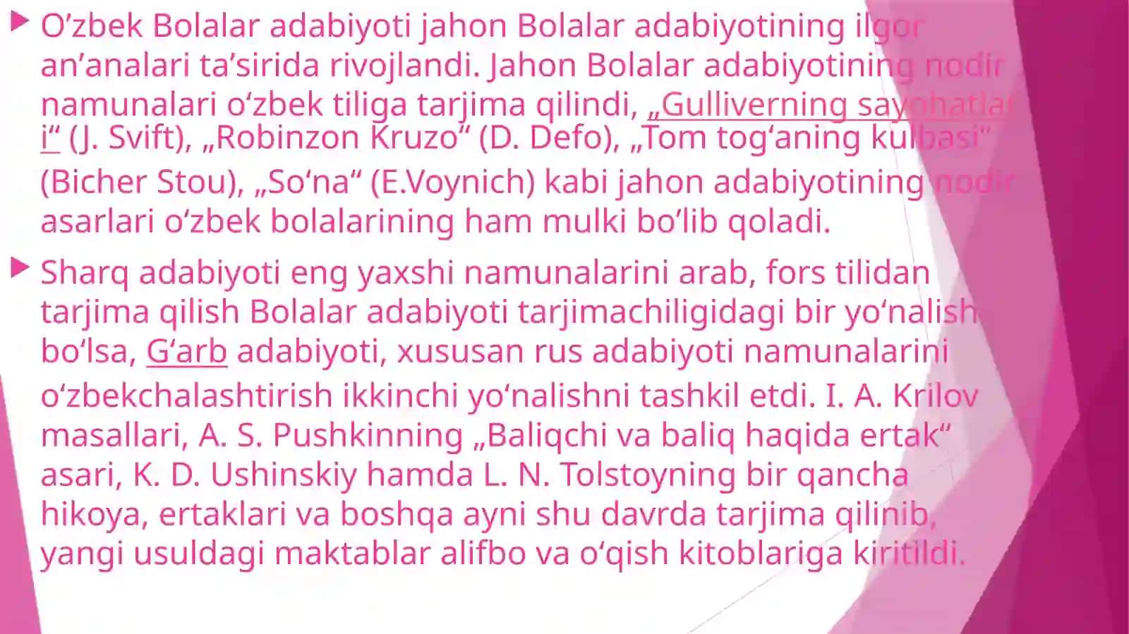 O’zbek bolalar adabiyotida avtobiografik va biografik qissalarning kompazitsiyasi va tili 4