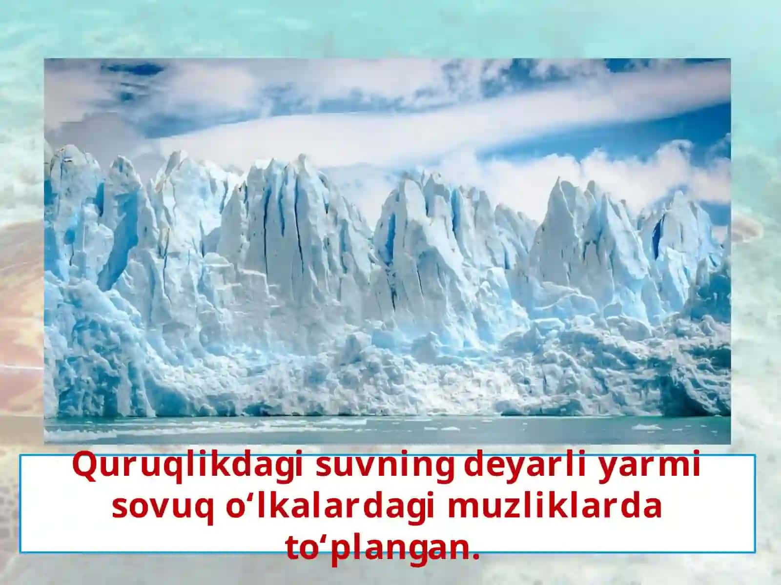 Gidrosferaning tarkibiy qismlari 4