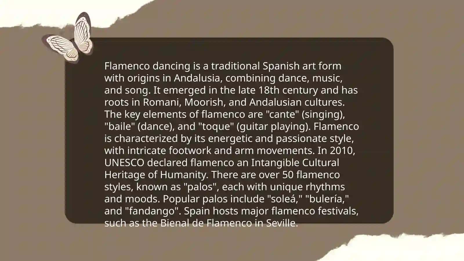 Categorizing Spanish culture 4