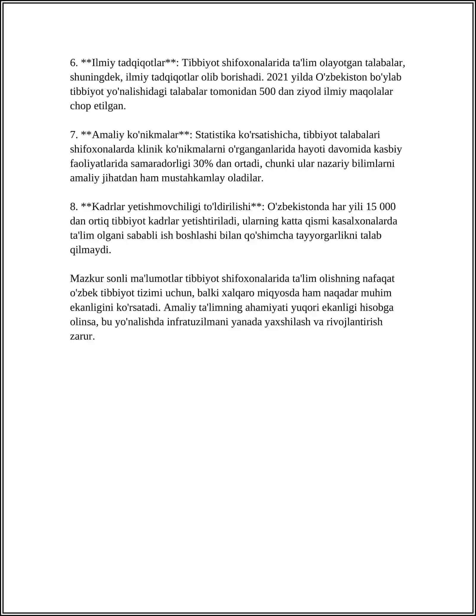 TIBBIYOT SHIFOXONALARIDA UZOQ MUDDATLIDAVOLANAYOTGAN BOLALARNING TA'LIM OLISH IMKONIYATLARINI PEDAGOGIK QO‘LLAB-QUVVATLASH 4