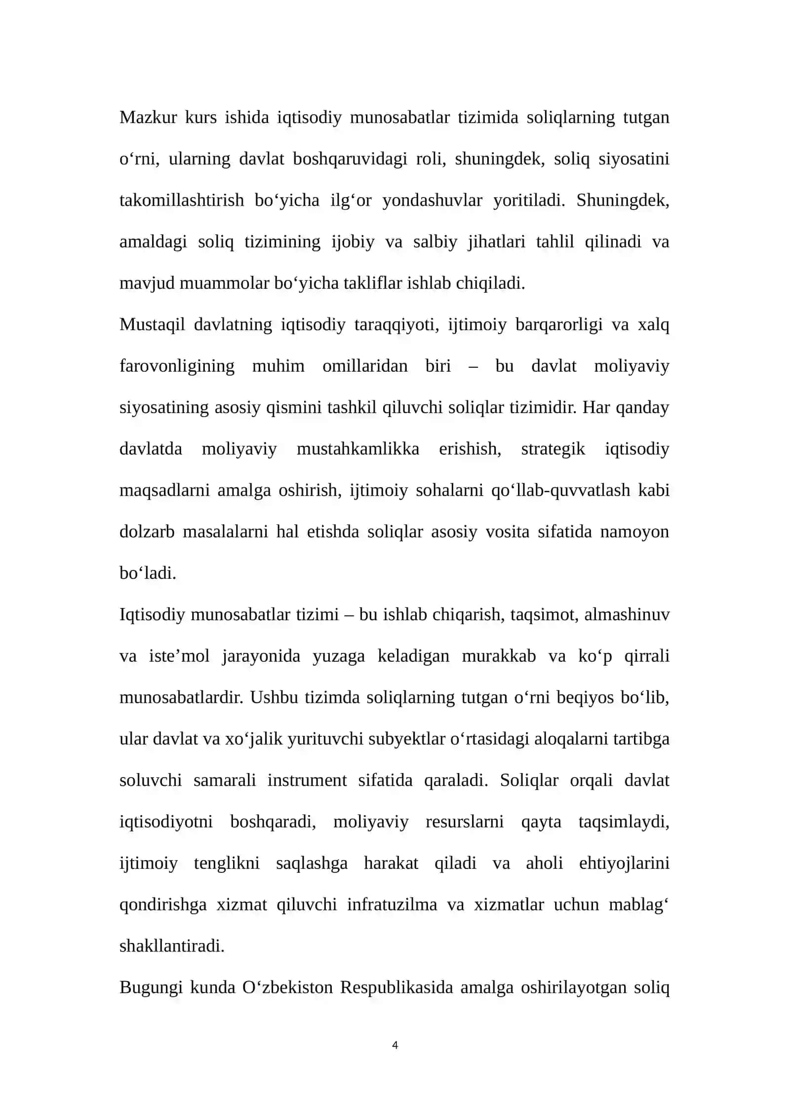 Soliq tushunchasi va uning iqtisodiy mohiyati 4