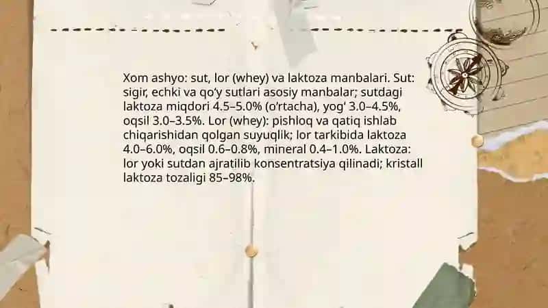 Sut kislotasi ishlab chiqarish 4