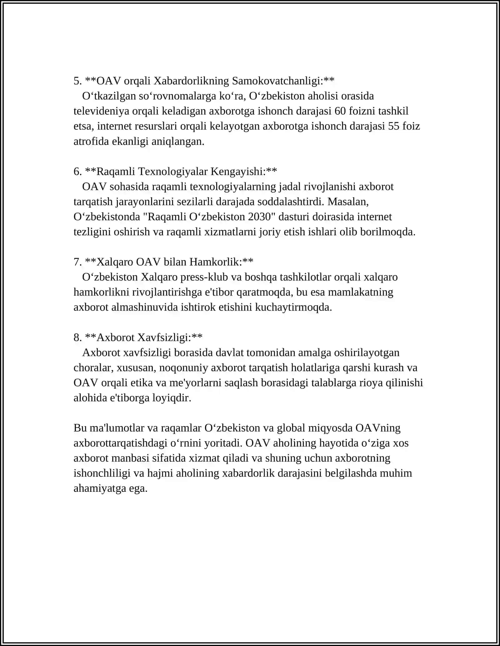 Ommaviy axborot vositalari orqali xabardor qilish 4