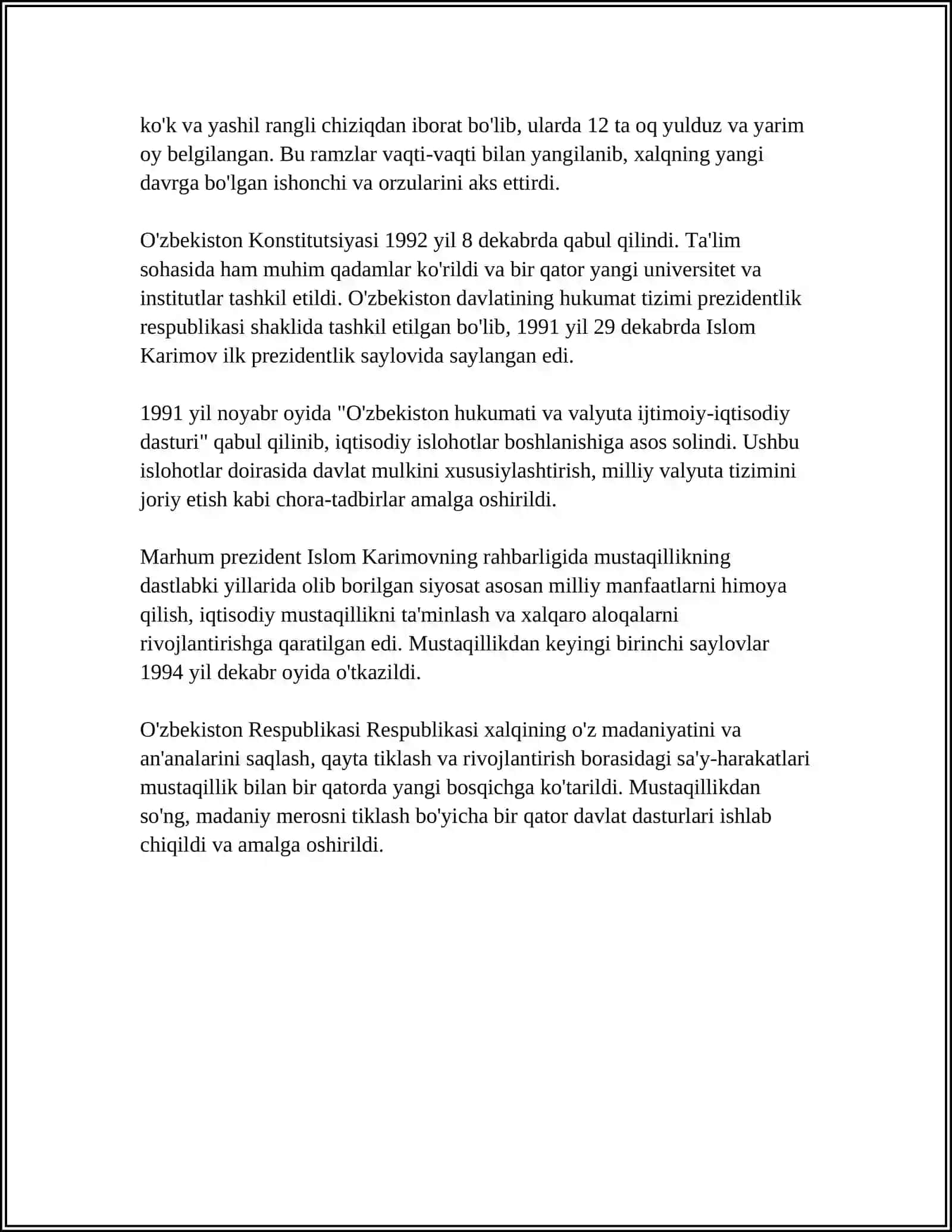1991-2024 YILLAR ORASIDA BOLIB OTGAN VOQEALAR 4