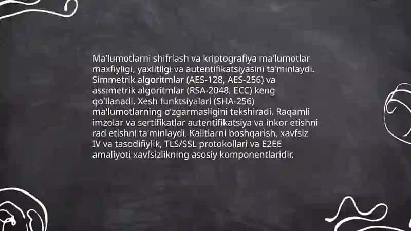 Kibirxavfsizlik va ma’lumotlarni himoyq qilish 4