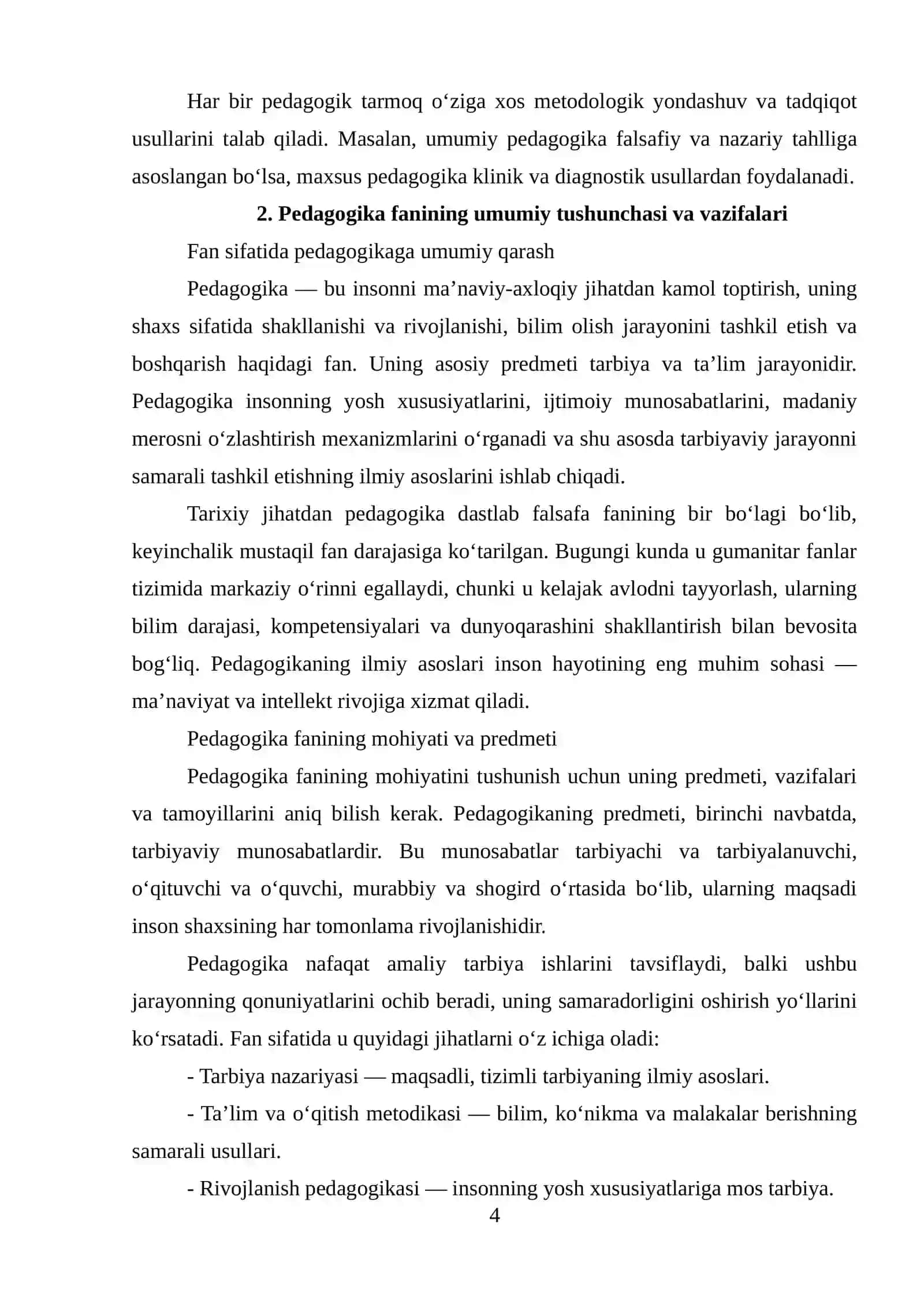 PEDAGOGIKA FANINING TARMOQLARI 4