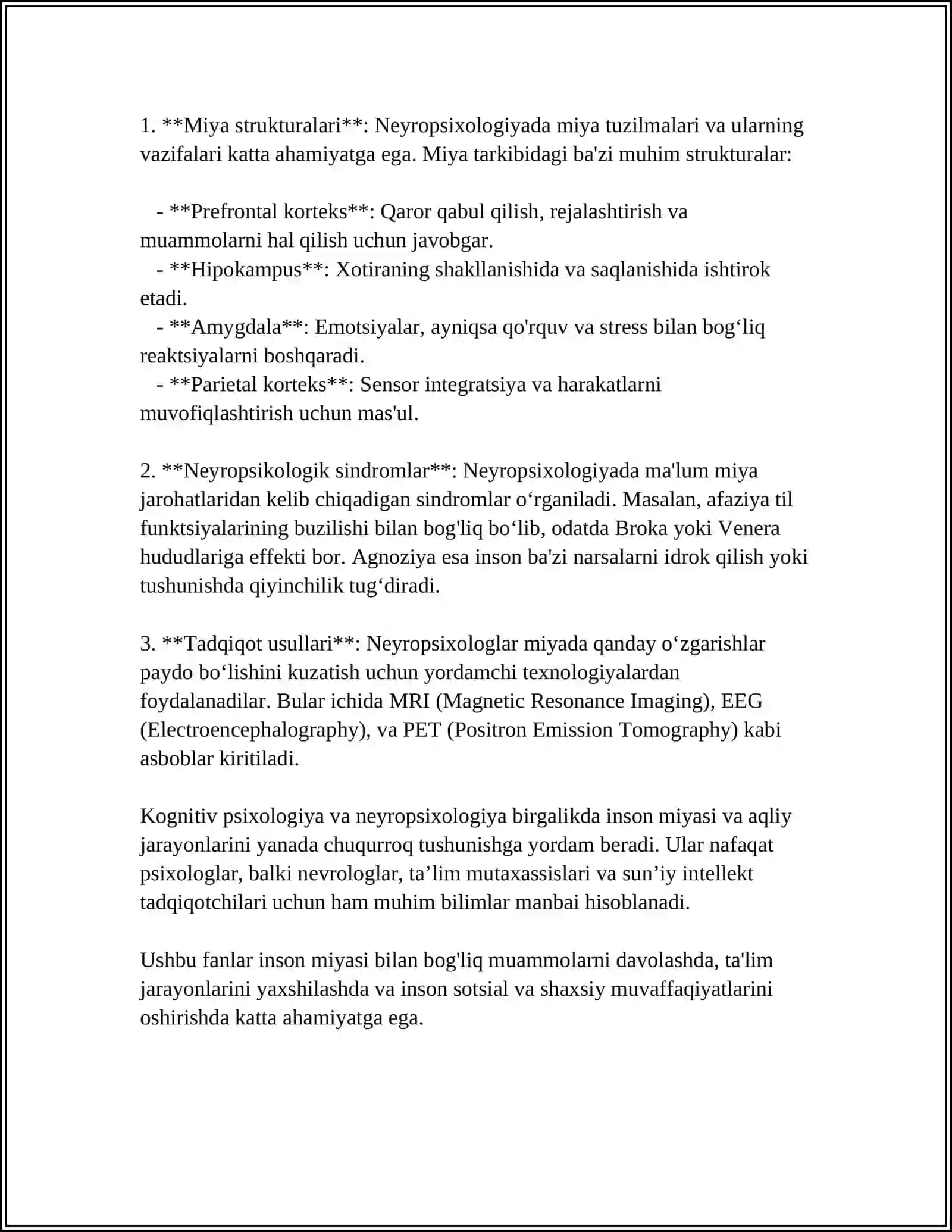PSIXOLOGIYA FANI RIVOJLANISHINING ZAMONAVIY TENDENSIYALARI 4