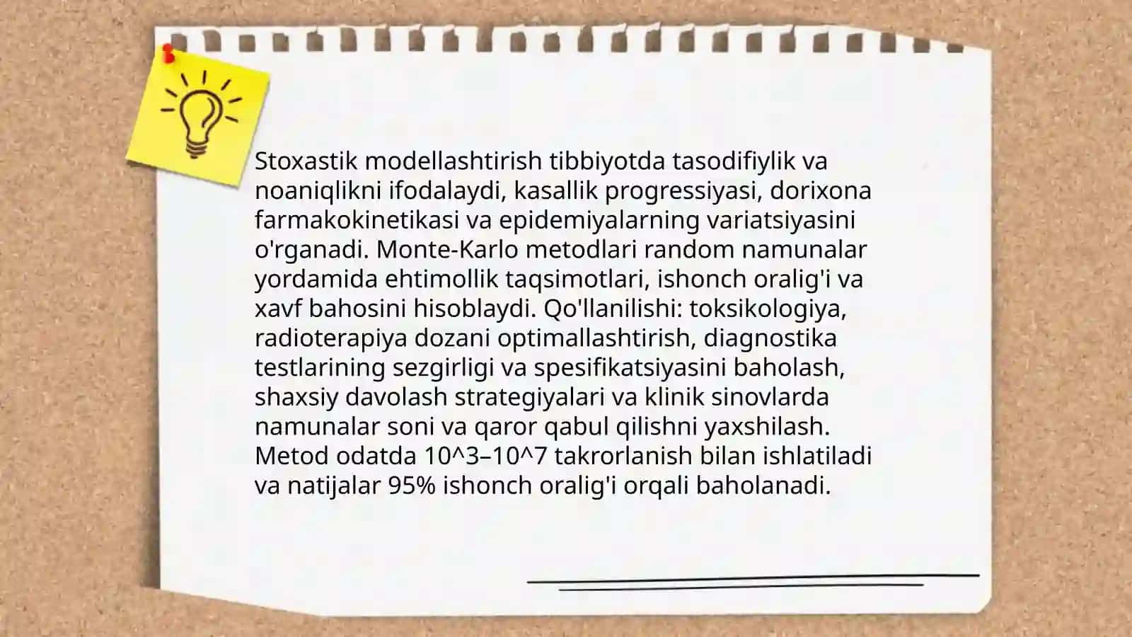 Tibbiyotda matematik modellashtirish uslublarini o'rganish 4