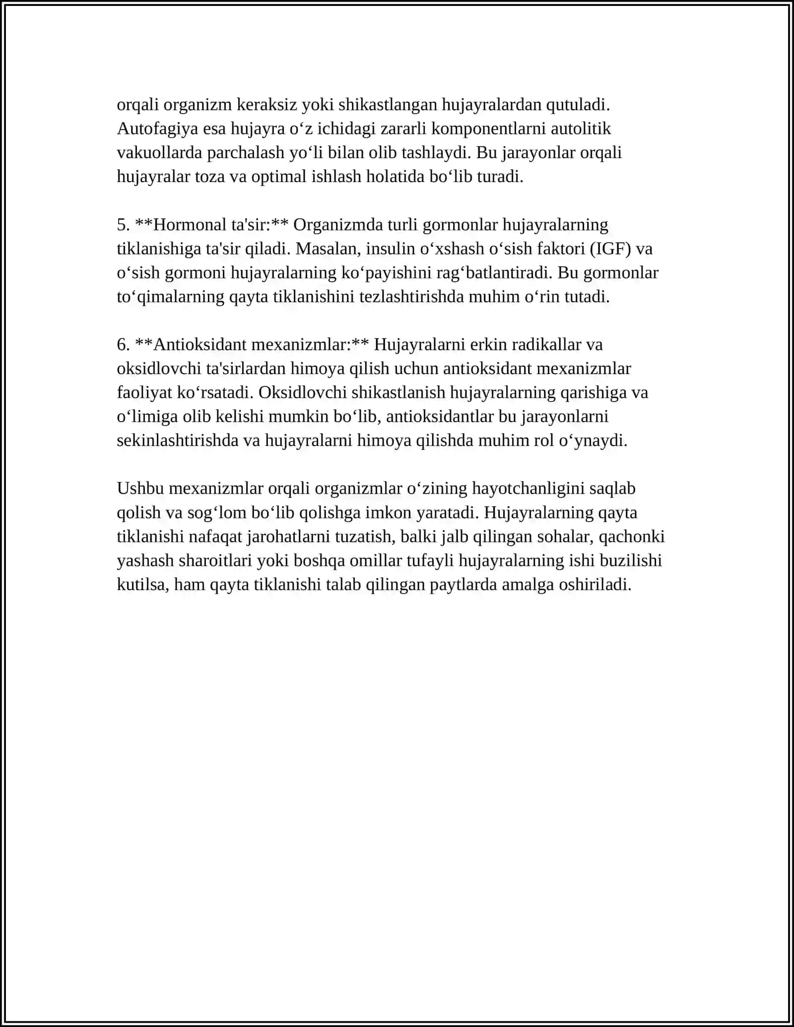 TO'QIMA REGINERATSIYASI MEXANIZMLARI 4