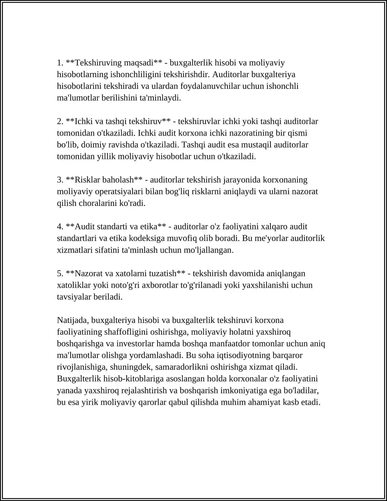 BUYRAK TEKSHIRUVI 4