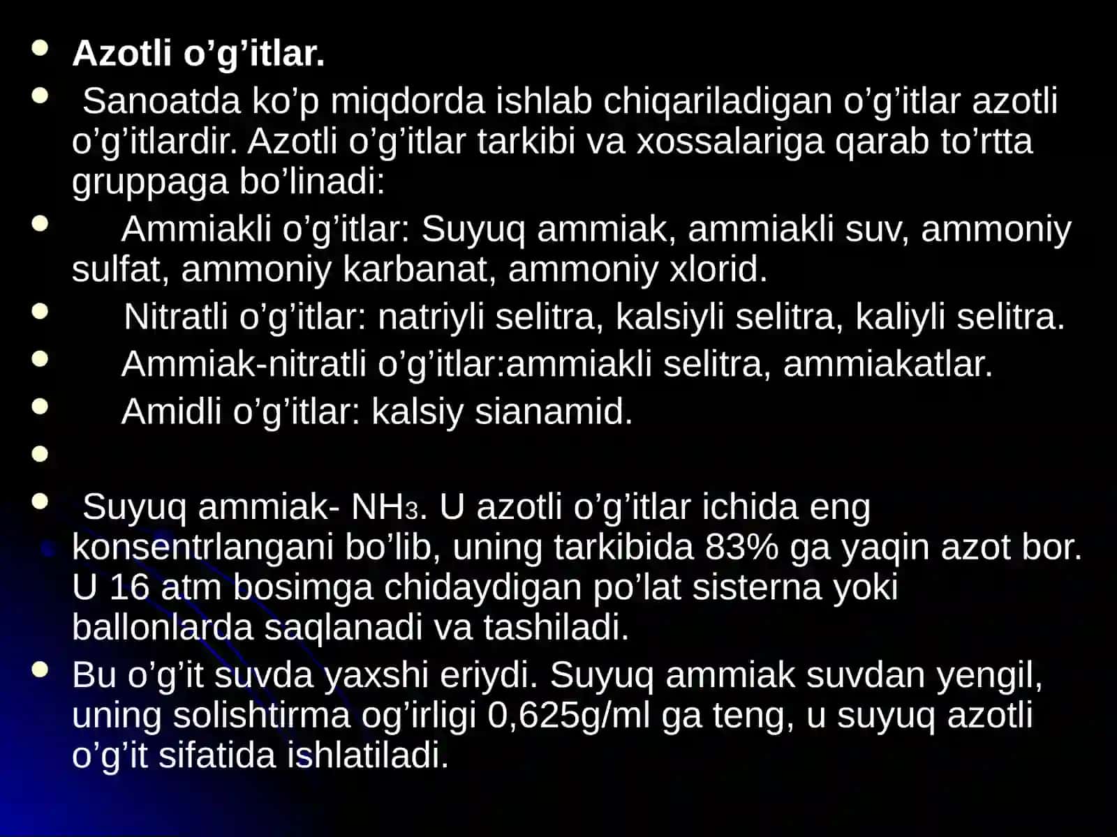 Mineral o’g’itlar va ularni aniqlash usullari 4