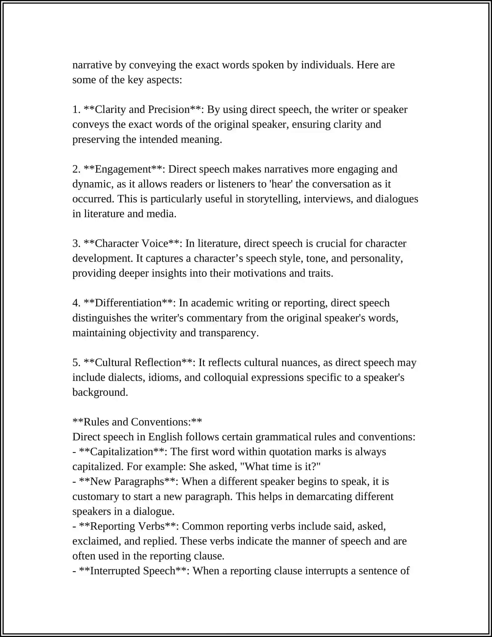 DIRECT AND INDIRECT SPEECH 4