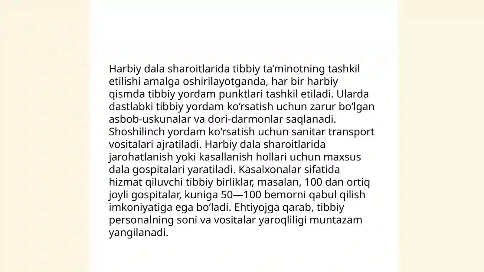 Harbiy dala sharoitlarida bemor va yaradorlarda shoshilinch terapevtik yordam ko'rsatishning prinstiplari. O'tkir buyrak yetishmovchiligi 4
