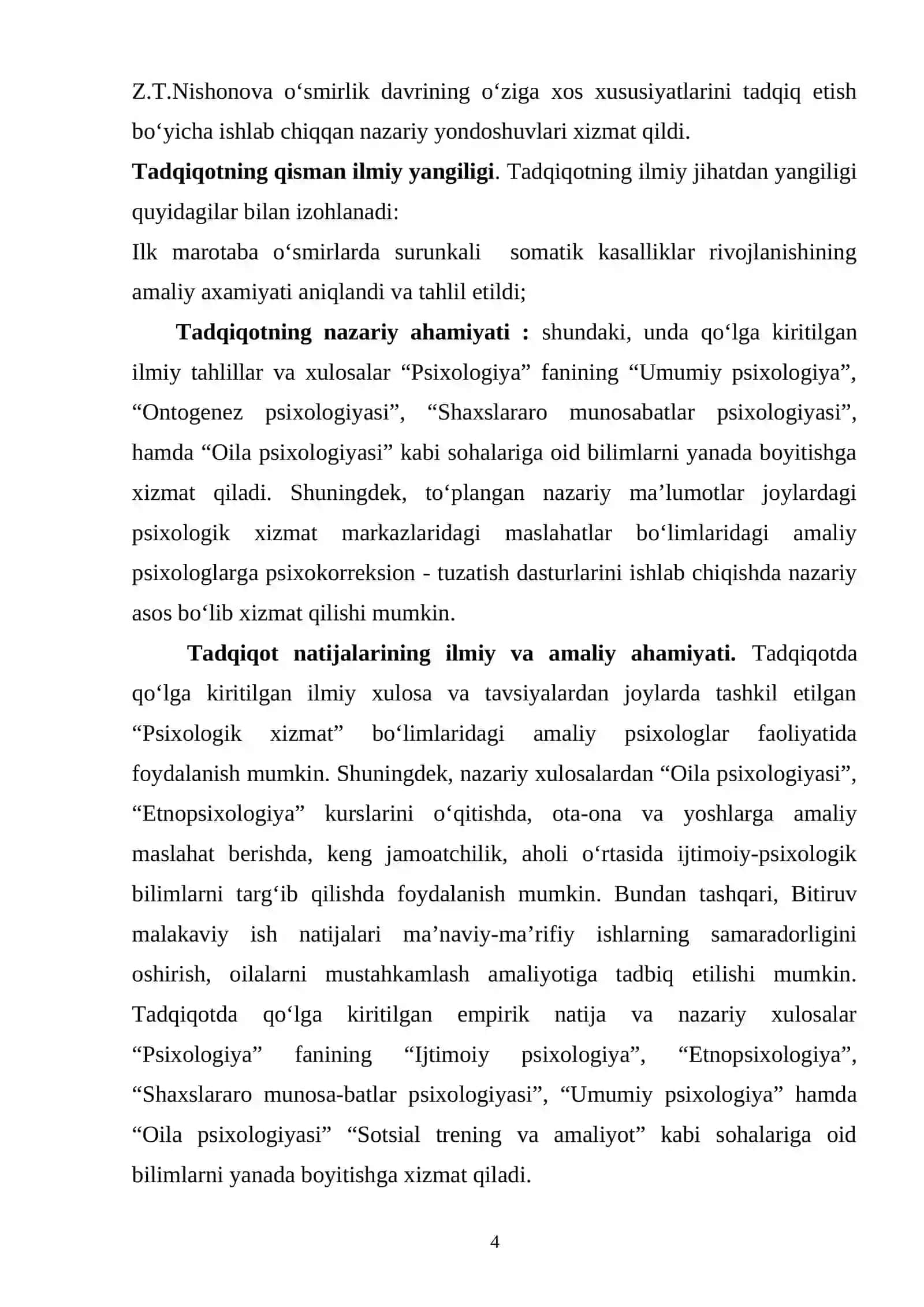 O‘smirlarda somatik kasalliklar rivojlanishining psixologik omillari 4