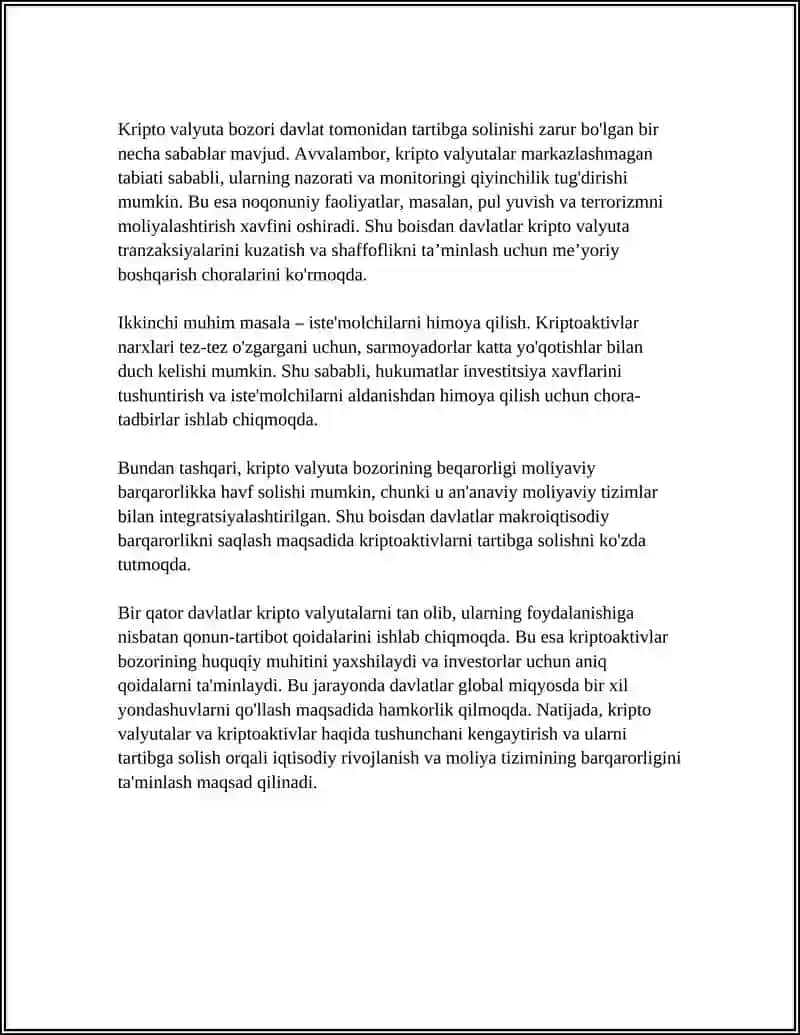 Kripto valyuta va kriptoaktiv tushunchalari 4