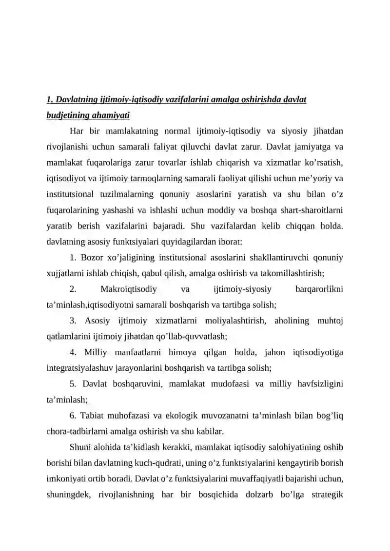 Davlat Budjetining Samarali Foydalanish Yo'llari 4