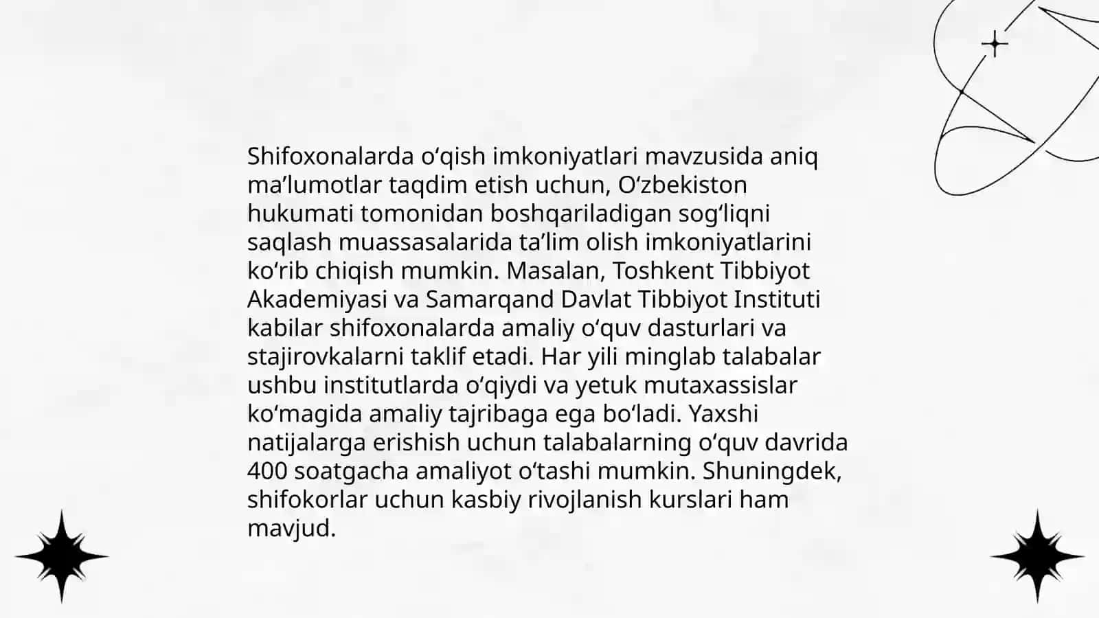 Uzoq davolanuvchi o'quvchilar uchun ta'lim tizimi 4