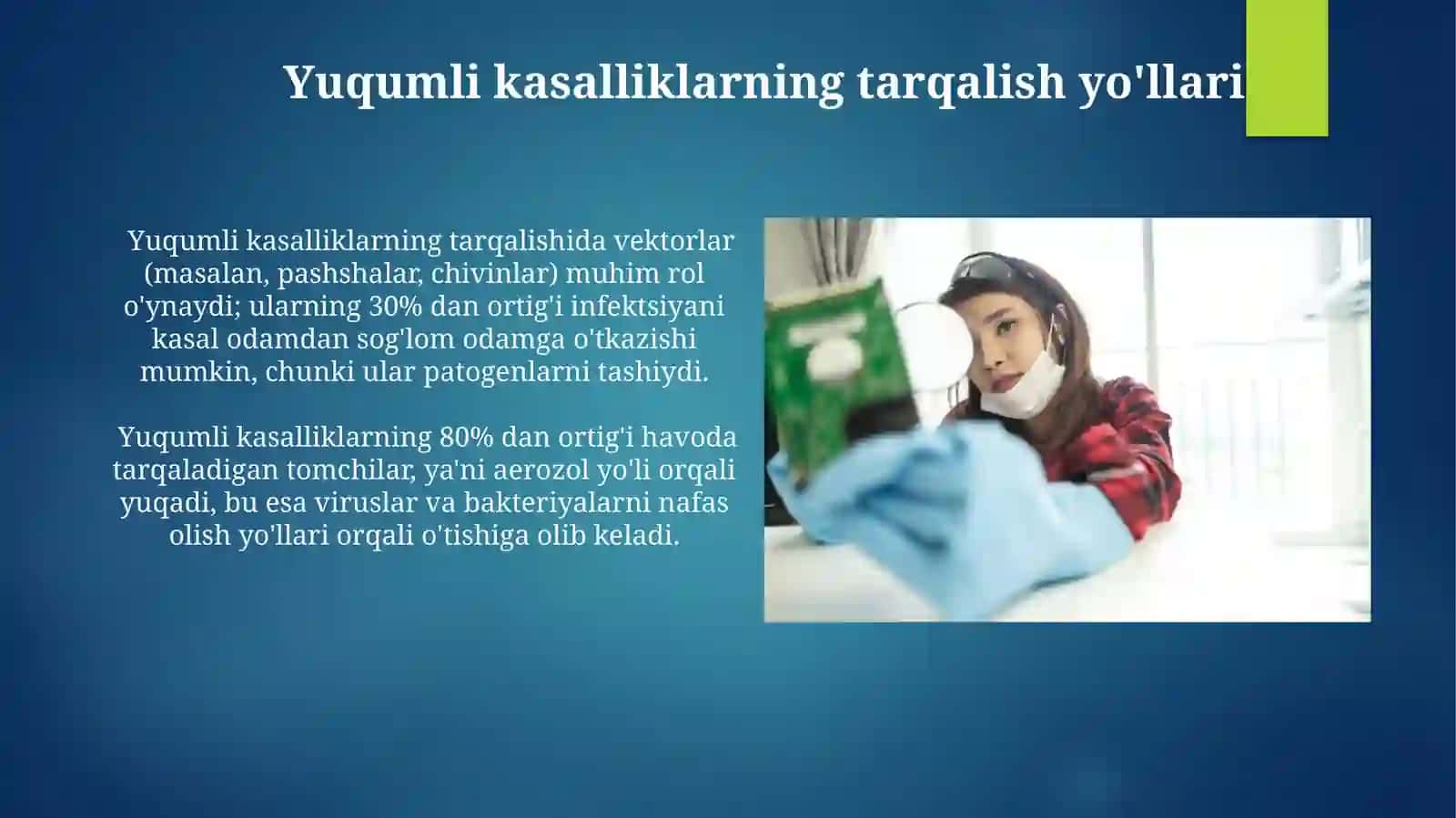 Aseptika va antiseptika asoslarini o'rganish 4