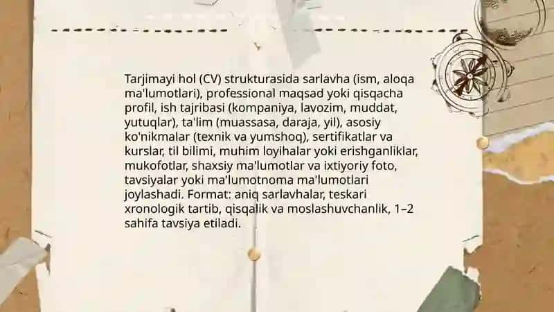 Tavsiyanoma tarjimayi hol va tilxat 4
