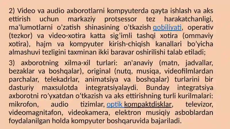 Audio va video materiallariga ishlov berish 4