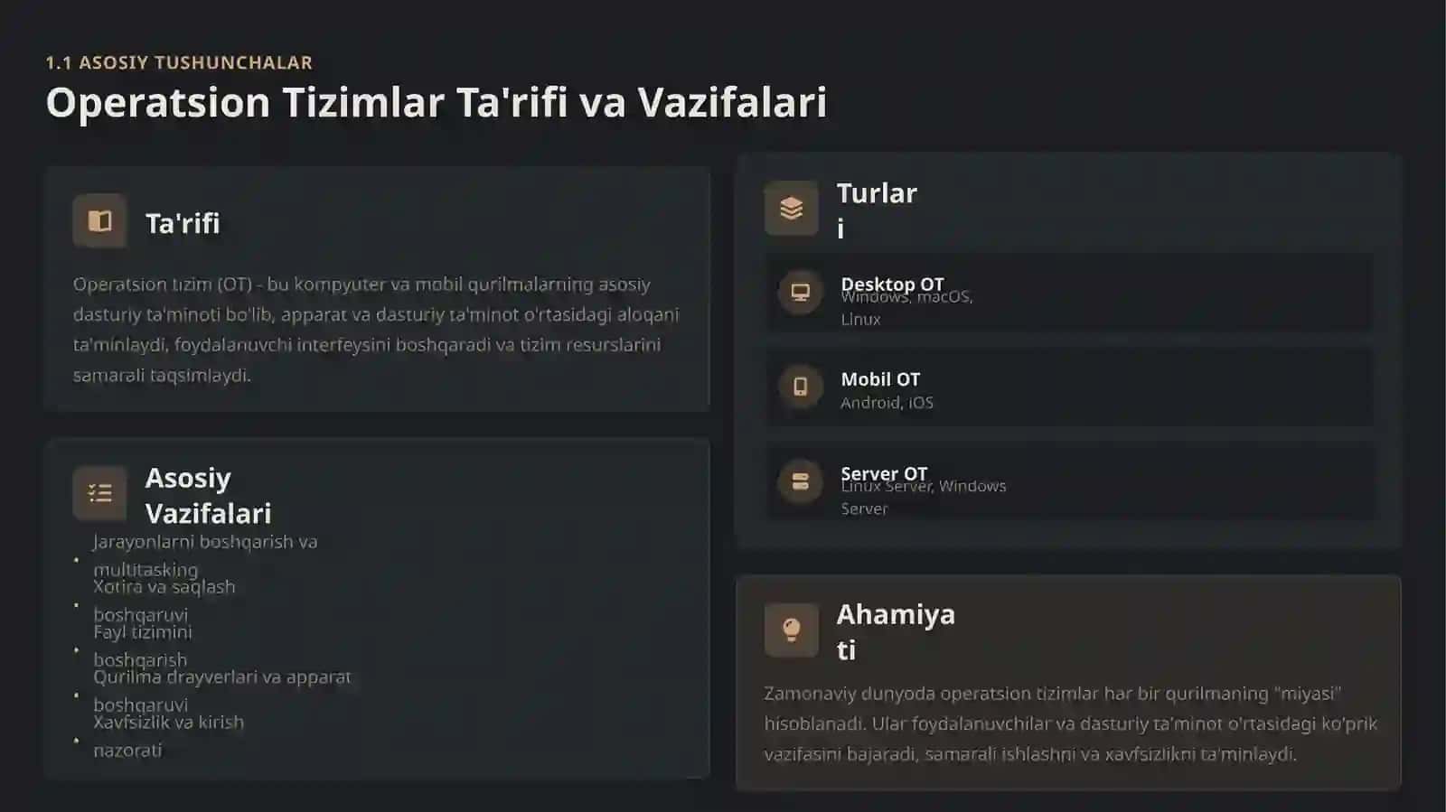Operatsion tizimlarni solishtirish 4