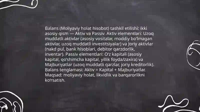 Moliyaviy hisobot 4