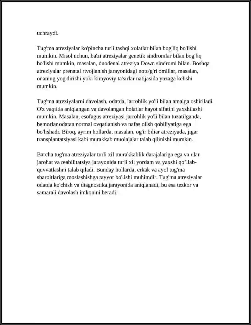 ÒT YÒLLARI TUĢMA ATREZIYALARIDA BAJARILADIGAN OPERATSIYALAR 4