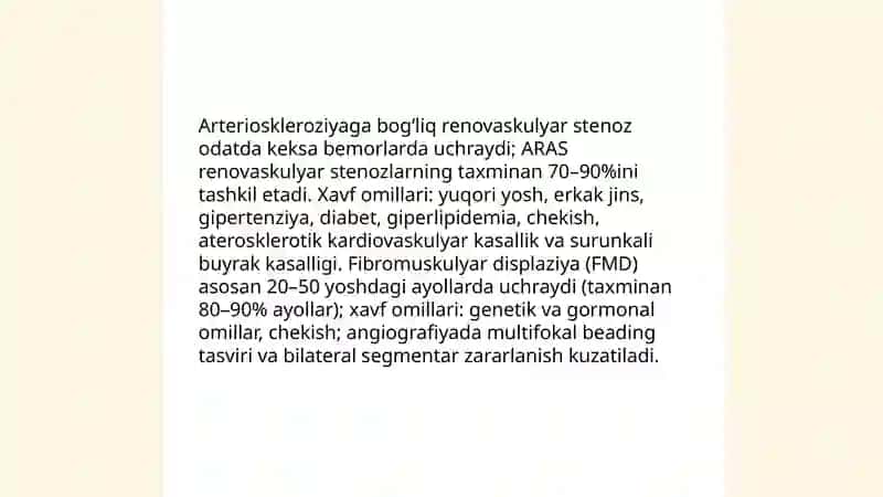 Renovaskulyar gipertenziya: umumiy tushuncha va taʼrif 4