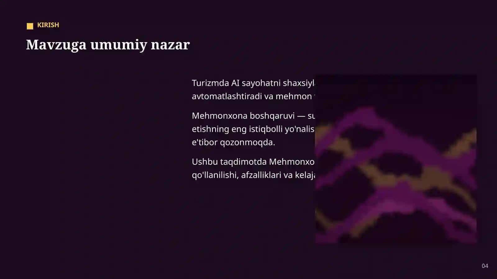 AI TURIZM VA MEHMONDO'STLIKDA 4