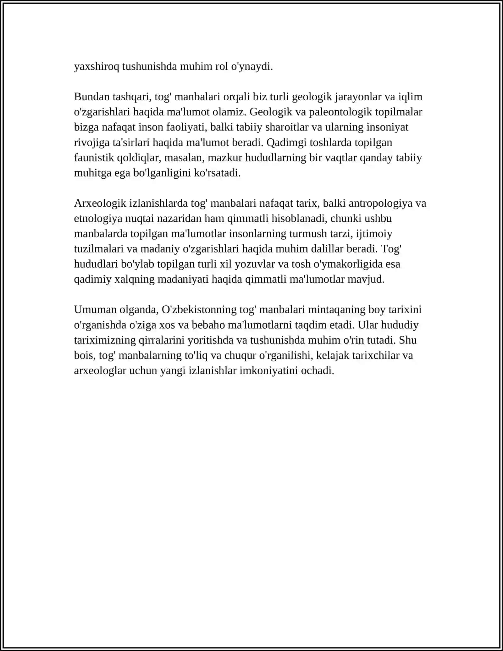 TOMONINING MANBALARNING O'LKA TARIXINI O'RGANISHDAGI AHAMIYATI 4