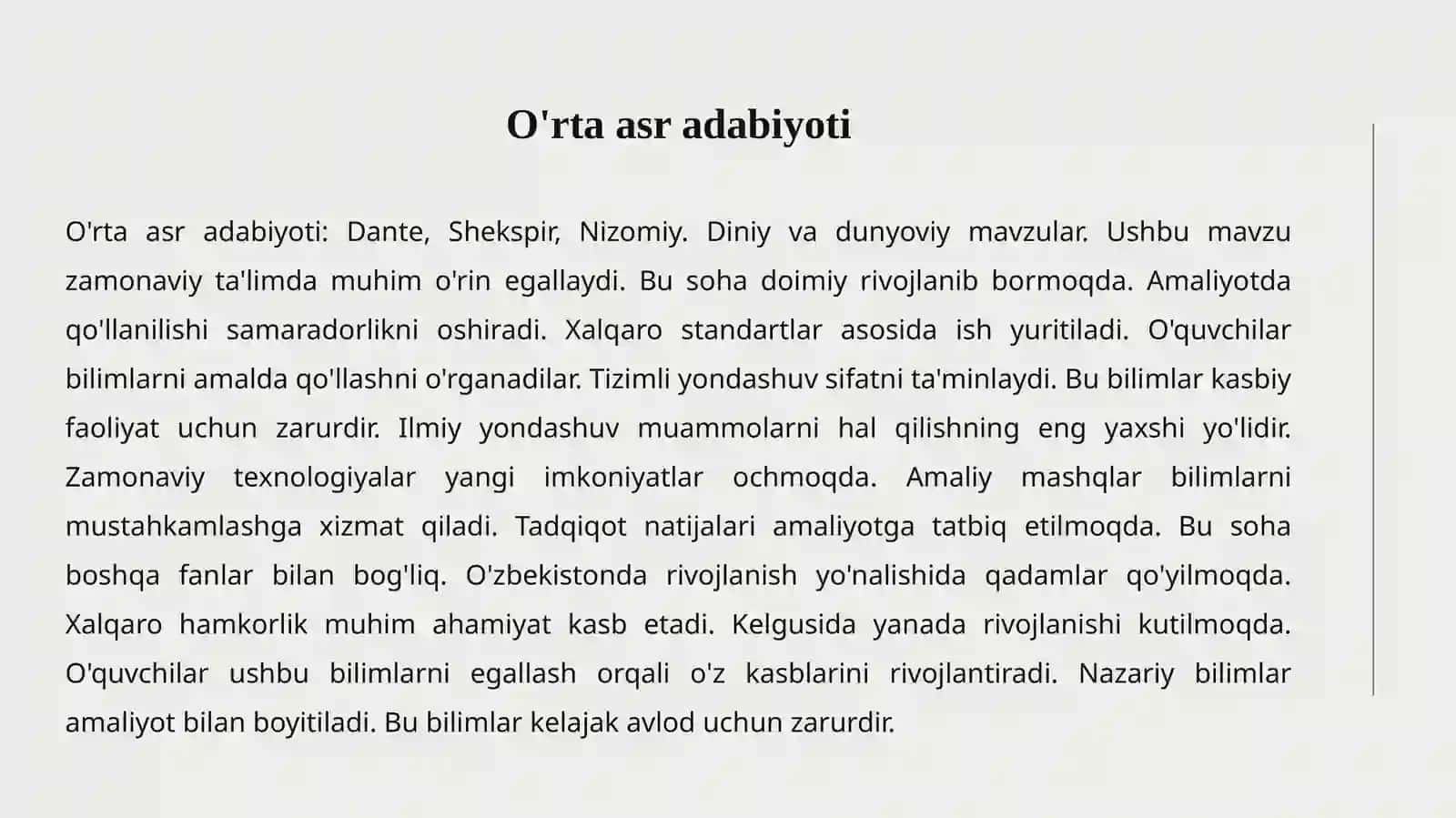 Jahon adabiyoti 4