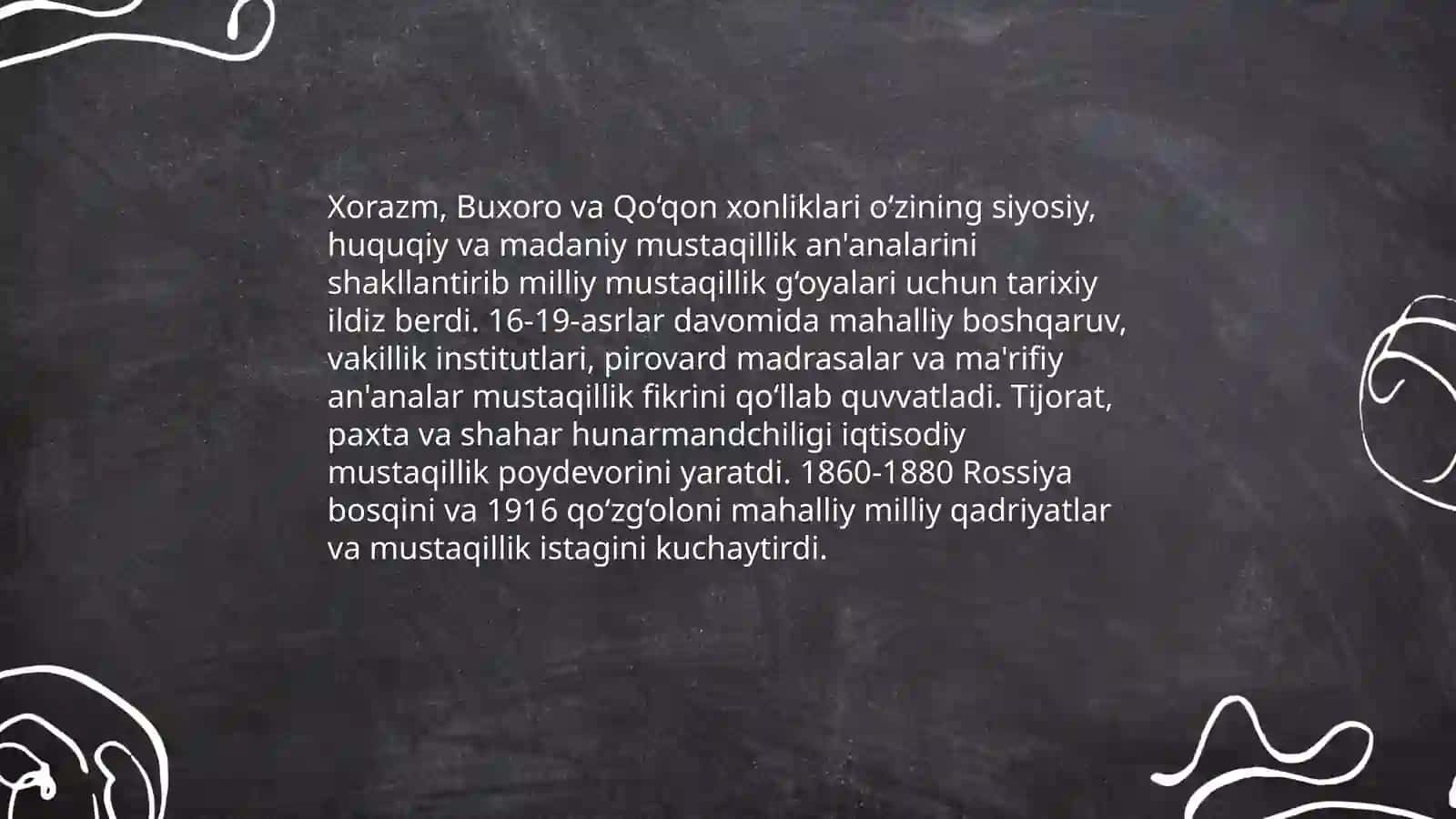 O'zbekistonda mustaqaillik g'oyalari tarixiy asoslari 4
