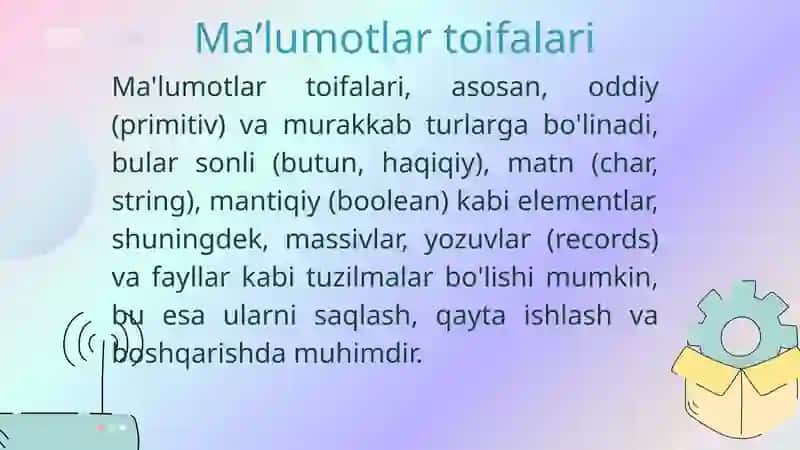 Maʼlumotlar bazasi haqida tushuncha 4