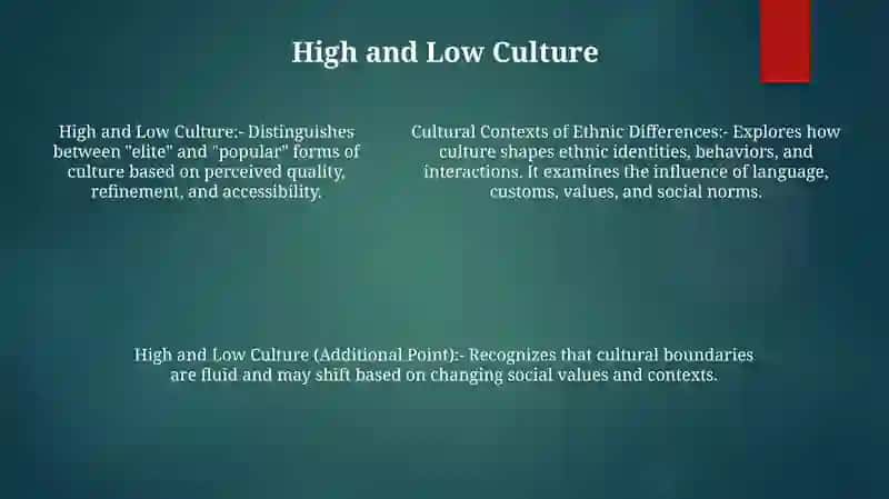 Cultural Contexts Of Ethnic Differences 4