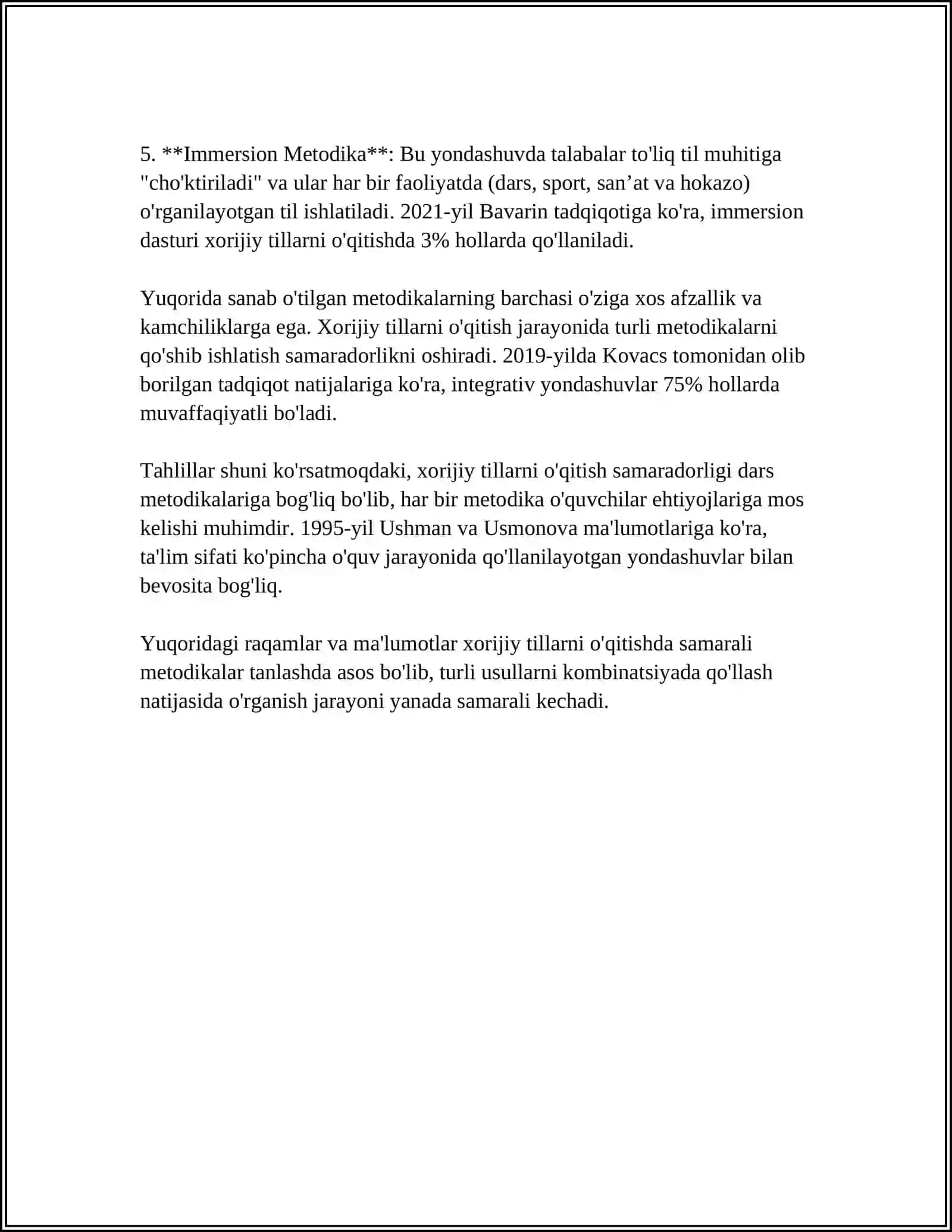 Xorijiy tillarni o'qitish metodikalari 4