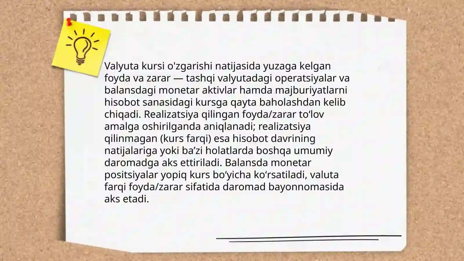 Valyuta kursining o'zgarishi va uning moliyaviy hisobotlarga ta'siri 4