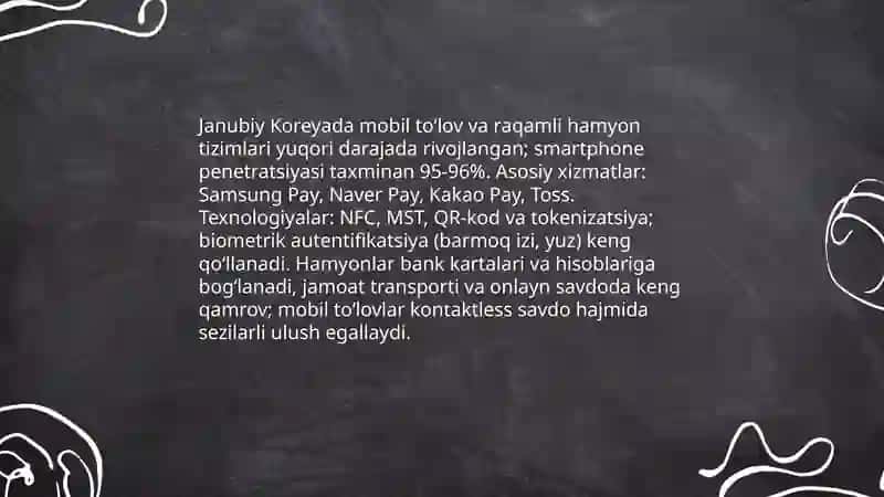 Janubiy Koreaning raqamli moliya tizimi 4