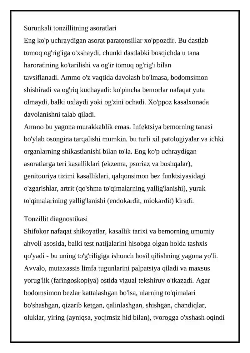 Surunkali tonzillit 4