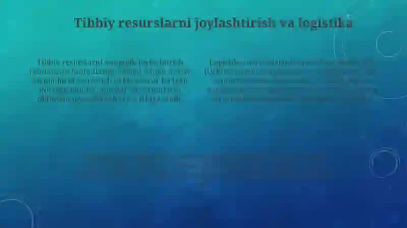 Shikastlangan oʻchoqlarda tibbiy yordamni tashkil qilish 4