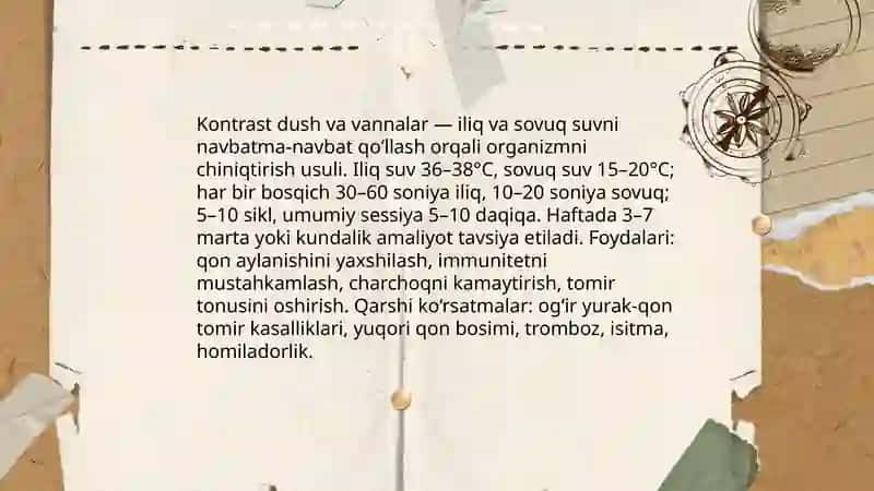 Organizmni chiniqtirish usullari 4